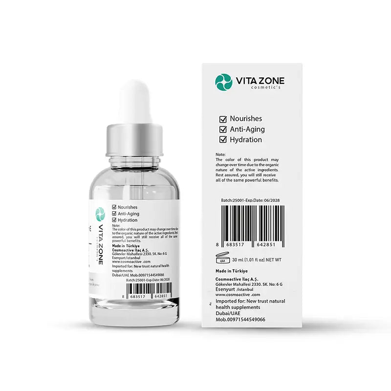 VITAZONE Eclat Vitamin E Serum – Hydrating, Firming & Antioxidant Care (30 ml)