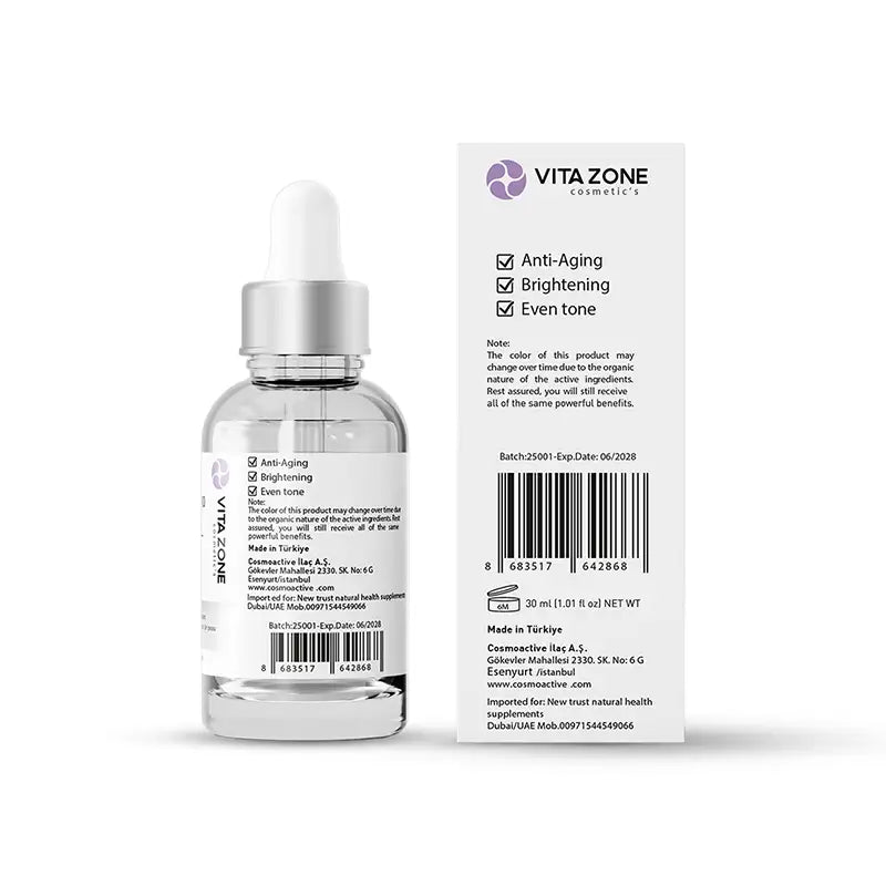VITA ZONE Niacinamide 10% Spotout Serum | Minimize Pores, Brighten Skin & Fade Dark Spots 30ml