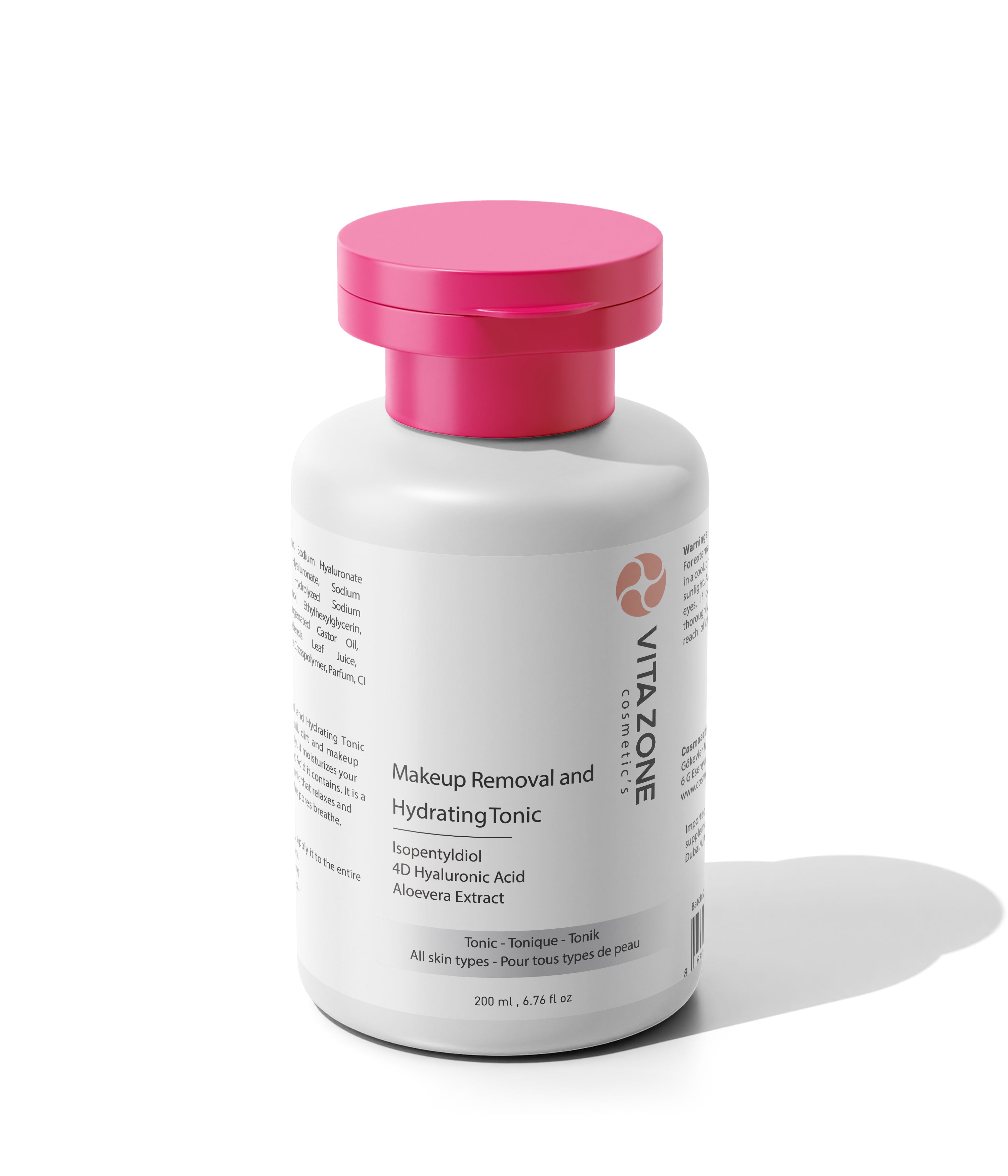 VITA ZONE Hyaluronic Acid Makeup Removal & Hydrating Tonic - 200ml - All Skin Types